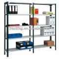 Jracking adjustable steel storage longspan black boltless shelving